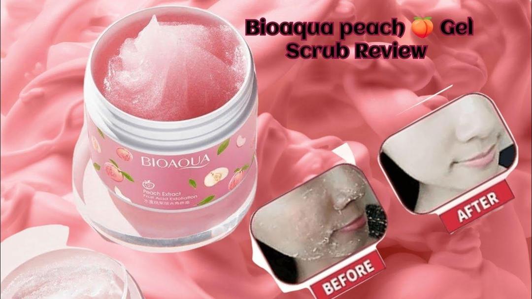 BIOAQUA Peach Exfoliating Gel – Face & Body Care 140G